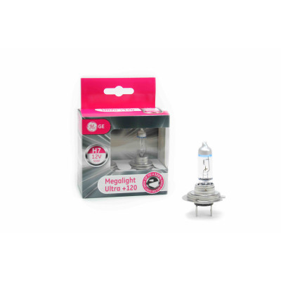 General Electric H7 12V-55W (PX26d) Megalight Ultra +120% (GE) 58520SNU  к-т