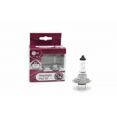 General Electric H7 12V-55W (PX26d) Megalight Plus +50% (GE) 58520MPU к-т