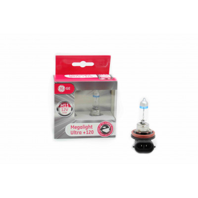General Electric H11 12V-55W (PGJ19-2) Megalight Ultra +120% (GE) 53110SNU  к-т