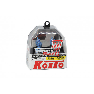 KOITO 12v H3 55w Высокотемпературные 4000K P0752W