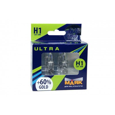 078 Маяк 12v H1 55w +60% 82120G Golden