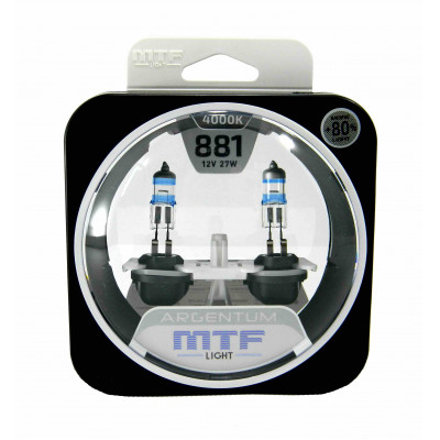 067 MTF H27w 881 Argentum +80% к-т (300)