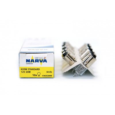 104 Narva H20W (BA9s) 20w (галогенка на габ.)  17835
