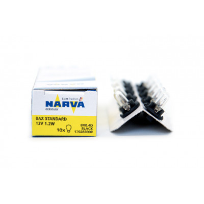 125 Narva BAX 12V-1,2W (BX8,4d) black 17028