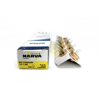 130 Narva BAX 12v-1,8w (BX8,4d) beige 17060