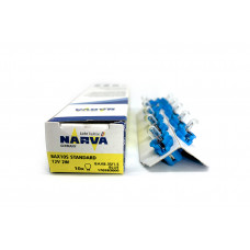 132 Narva BAX 12V-2W (BAX8,3s/BAX10s/1,5) blue 17058