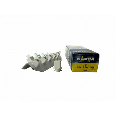135/5 Narva BAX 24V-1.2W (B8.0-12) White (EBS-R) 17111