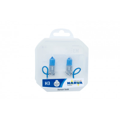 060 Narva H3 55w 4500K (PK22s) белый спектр (ком-кт 2шт.)  48602RPW