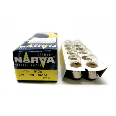 093 Narva 24v R10w (BA15d) 2x.конт. 17322