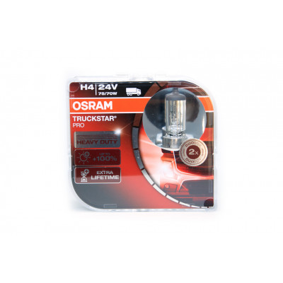 108 OSRAM 24v H4 (75/70w) P43t-38 характеристики улучшены на 100%  64196 TSP EURO BOX