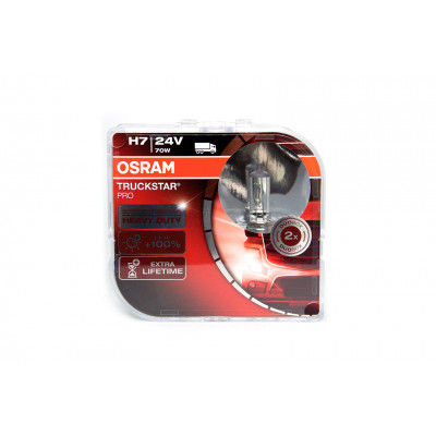 109 OSRAM 24v H7 (70w) PX26d характеристики улучшены на 100% 64215 TSP EURO BOX