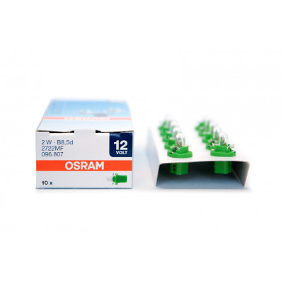 134 OSRAM 12v (2w) BX8,5d пластмассовый патрон 2722MF