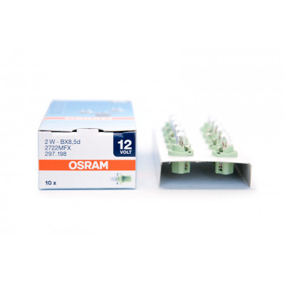 134 OSRAM 12v (2w) BX8,5d пластмассовый патрон 2722MFX