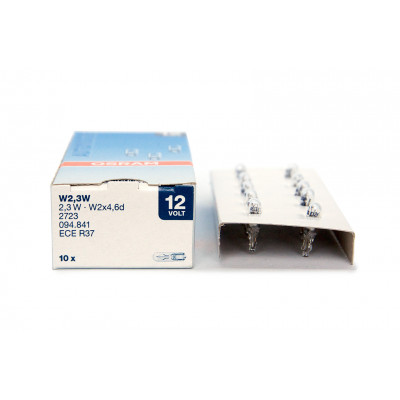140 OSRAM 12v (2,3w) W 2x4,6d 2723