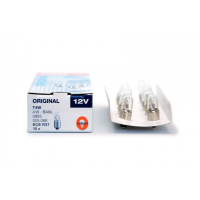 155 OSRAM T4w 12v (4w) BA9s 3893
