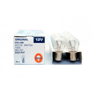 166 OSRAM P21/4w 12 (21/4w) BAZ15d 7225