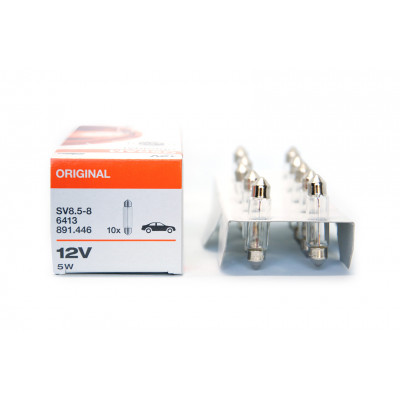 173 OSRAM C5w 12v(5w) SV8,5-8 двухцокольная 6413 41мм