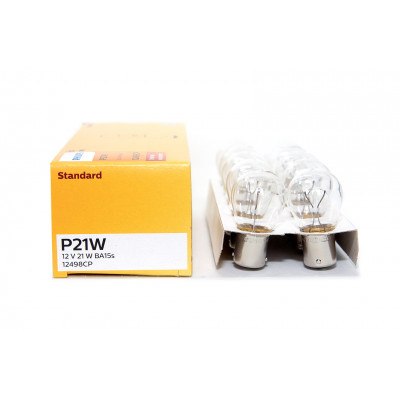 090 PHILIPS P21W 12v 21w (BA15s) 1 конт. 12498CP