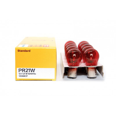 093 PHILIPS P21W 12v 21W (BAW15s) (красный со см.цок.) 12088СP RED