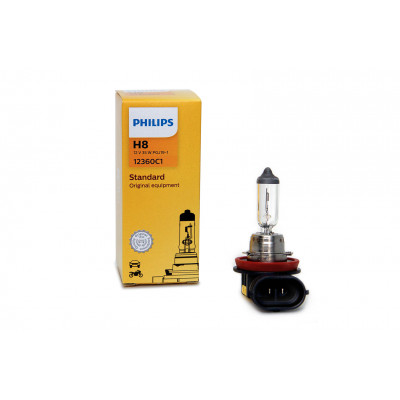 016 PHILIPS H8 35w (PGJ19-1) 12360C1