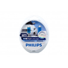058 PH Cristal Vision H11 12v55w (PGJ19-2)+12v W5W(W2,1x9,5d) (кристал.-бел.4300K)  12362CVSM