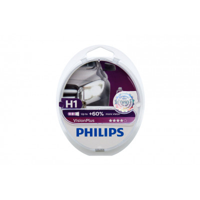066 PHILIPS Vision Plus H1 55w (P14.5s) (+60%) 12258VPS2