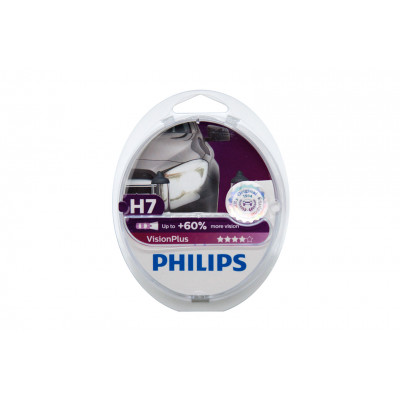068 PHILIPS Vision Plus H7 55w (PX26d) (+60%) 12972VPS2