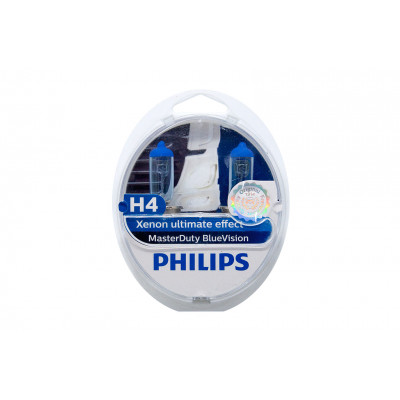 077 PHILIPS H4 24V-75/70W (P43t) MasterDuty Blue Vision 13342MDBVS2