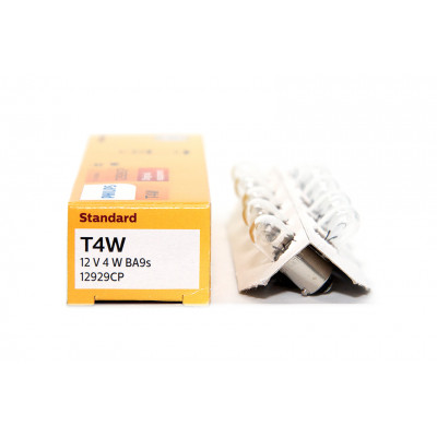 084 PHILIPS T4W 12v 4w (BA9s) (габарит цок.) 12929CP