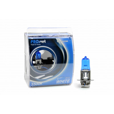 PROsvet 12v H3 55w PK22s SuperWhite (к-т)