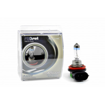 026 PROsvet 12v H8 55w PGJ19-1 X-power +100% (к-т)