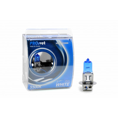 PROsvet 12v H3 100w PK22s SuperWhite (к-т)