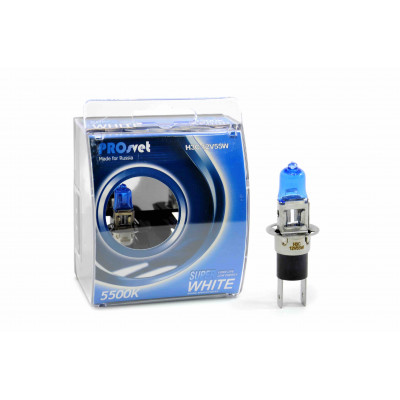 005 PROsvet 12v H3C 55w PK22d SuperWhite (к-т)