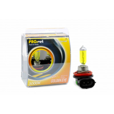 041 PROsvet 12v H8 55w PGJ19-1 Yellow (к-т)