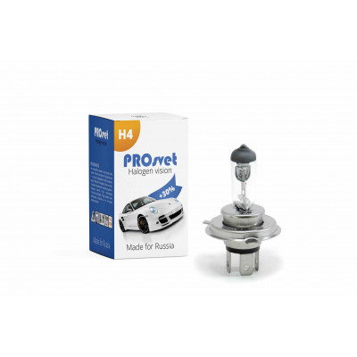 061 PROsvet 12v H4 100/90w P43t clear