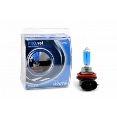 010 PROsvet 12v H8 55w PGJ19-1 SuperWhite (к-т)