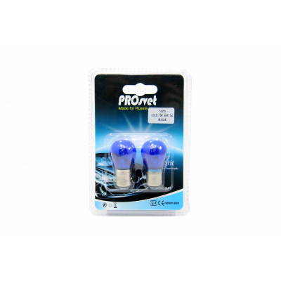 088 PROsvet 12v 21/5w (BAY15d) DARK BLUE (2-х конт.) цок. (к-т)
