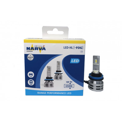 Narva H11/H8/H16 6500K Range Performance LED (к.уп.2шт) 18036